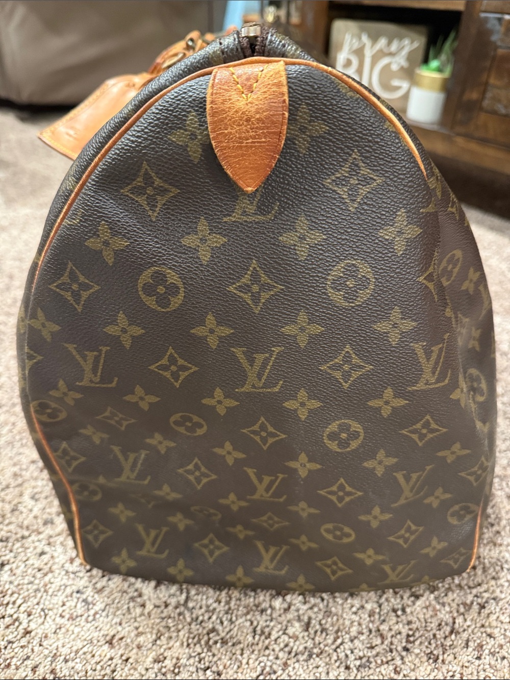 Louis Vuitton Brown Monogram Keep All 60 - Picture 6 of 15